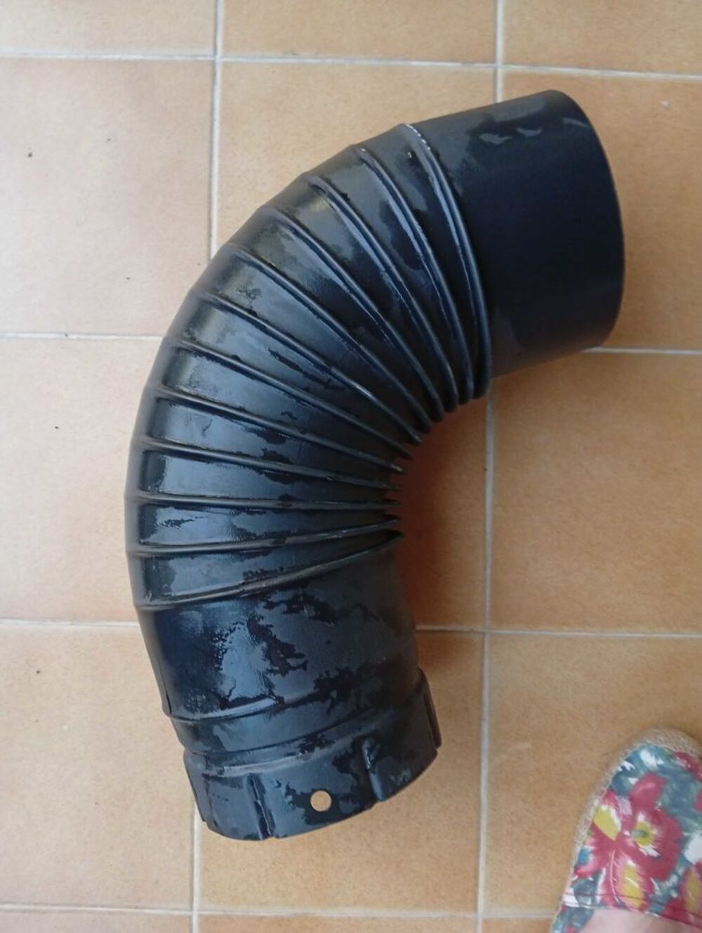 coude conduit po&ecirc;le &agrave; bois Bricolage