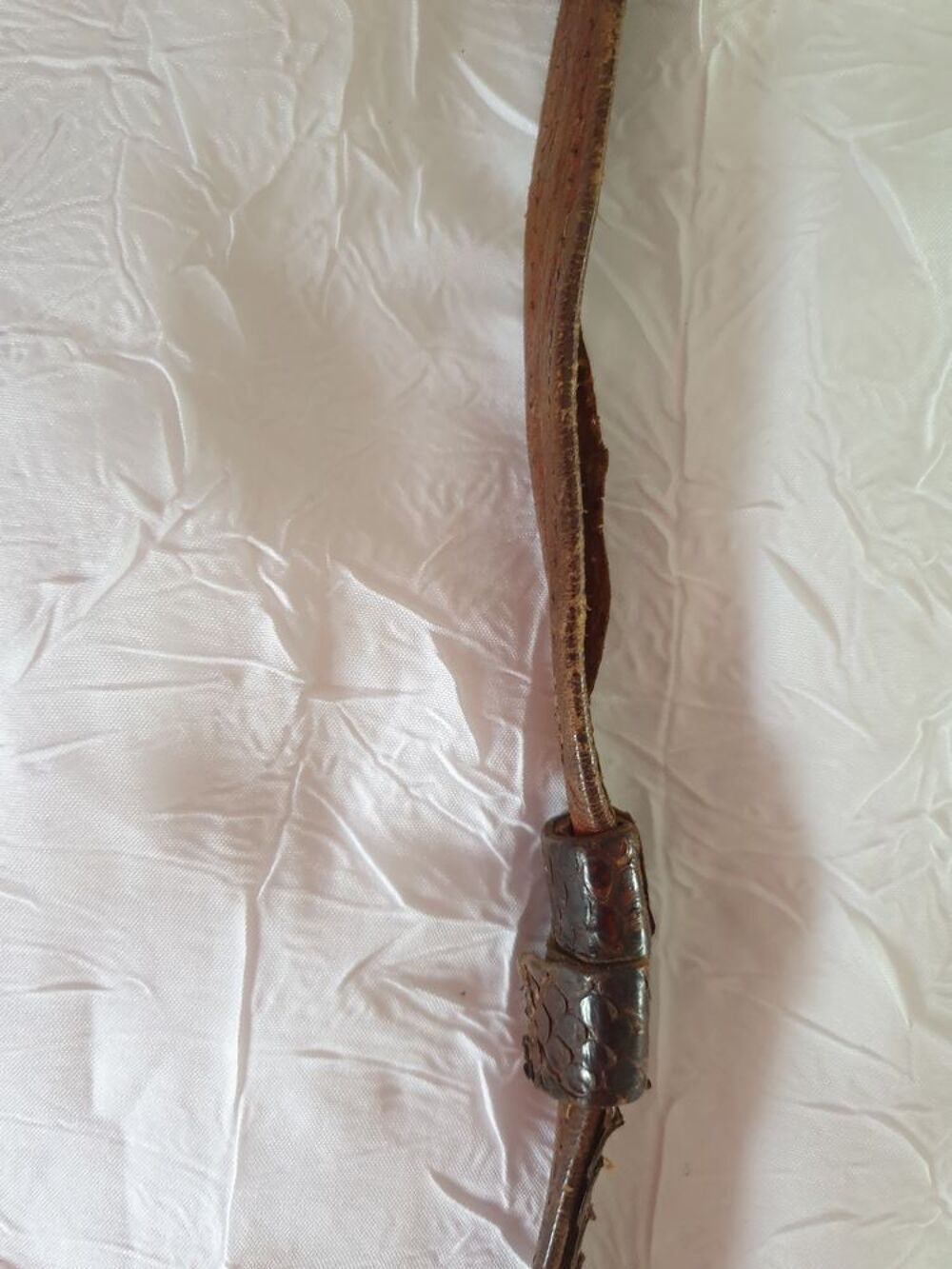 Sac croco vintage Maroquinerie