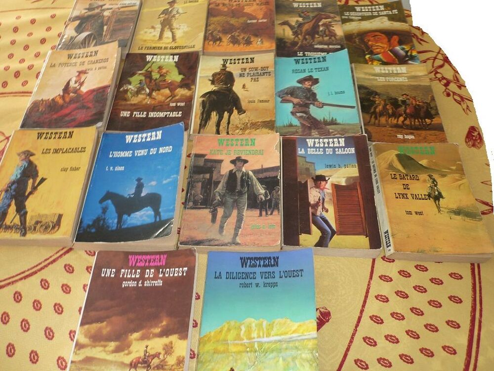 LIVRES DE POCHE SERIE "WESTERN" Livres et BD