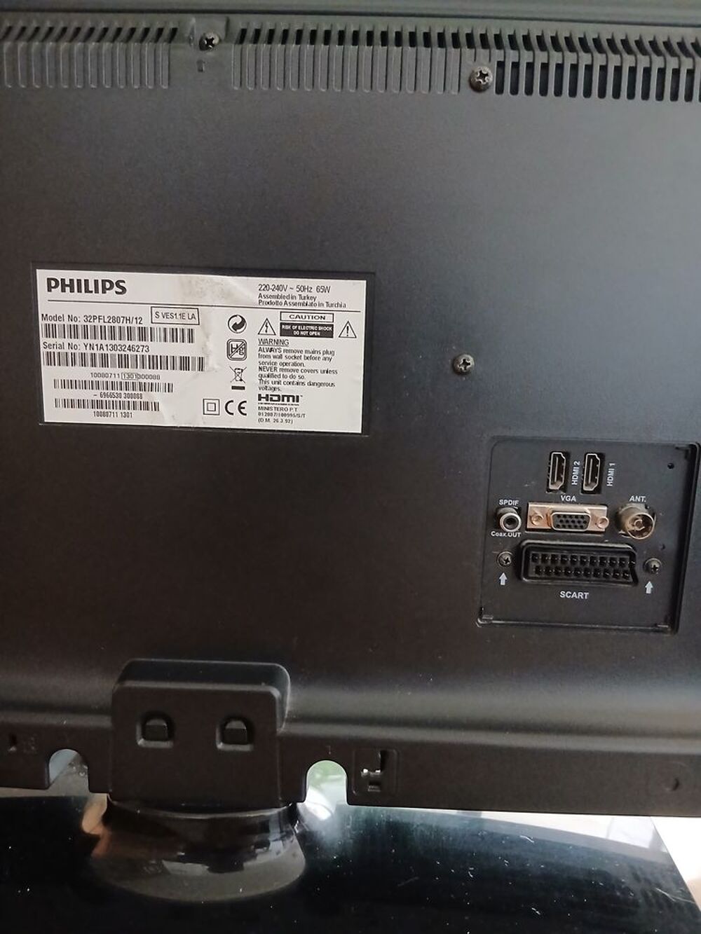 TELEVISEUR PHILIPS Audio et hifi