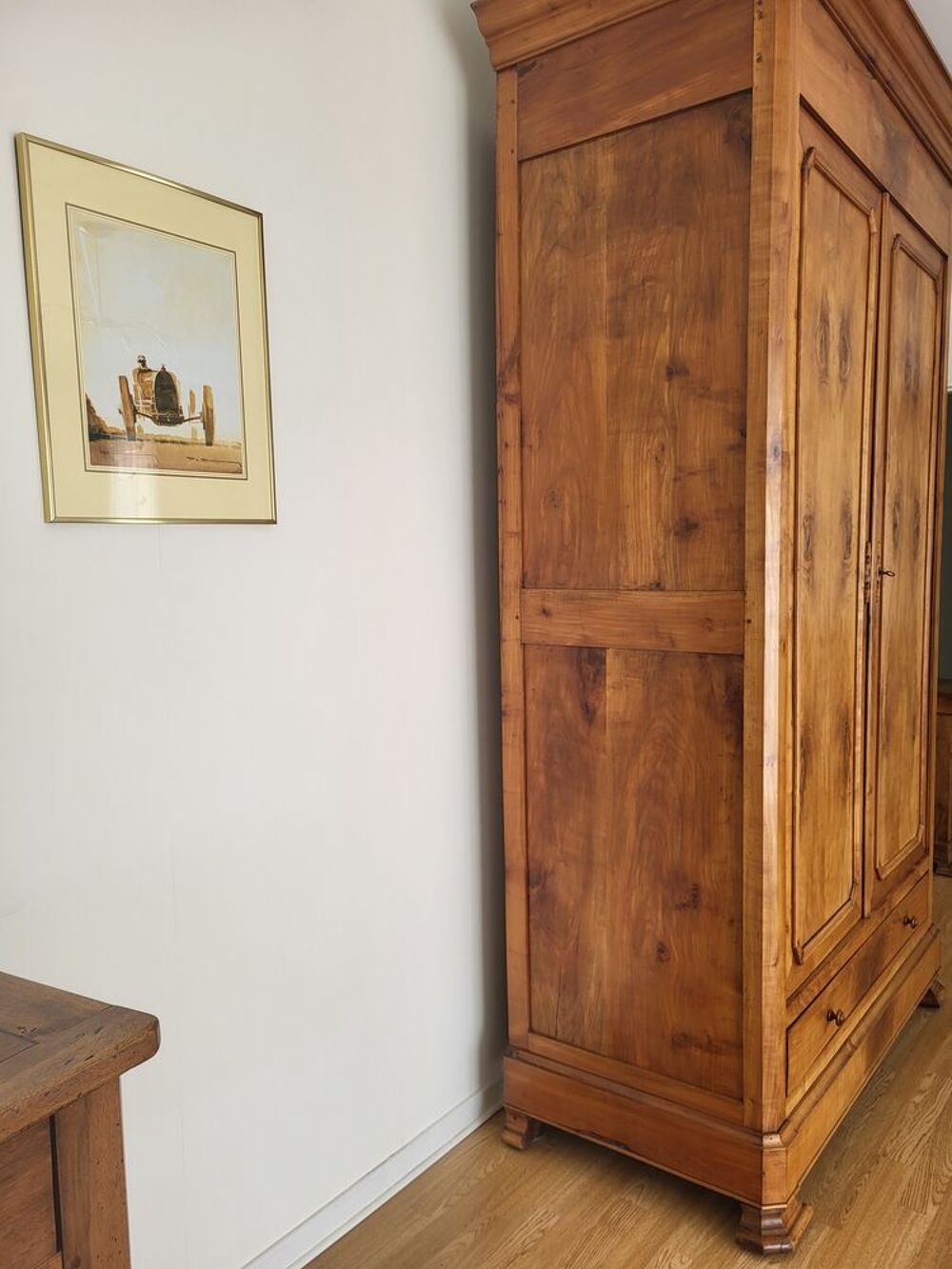 ARMOIRE EN MERISIER MASSIF - EPOQUE XIXe Meubles