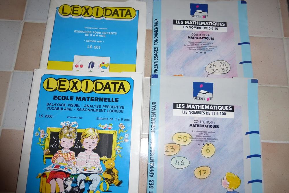 FICHIERS LEXIDATA-SEDIDACTA MATHEMATHIQUES C.P. 
Livres et BD