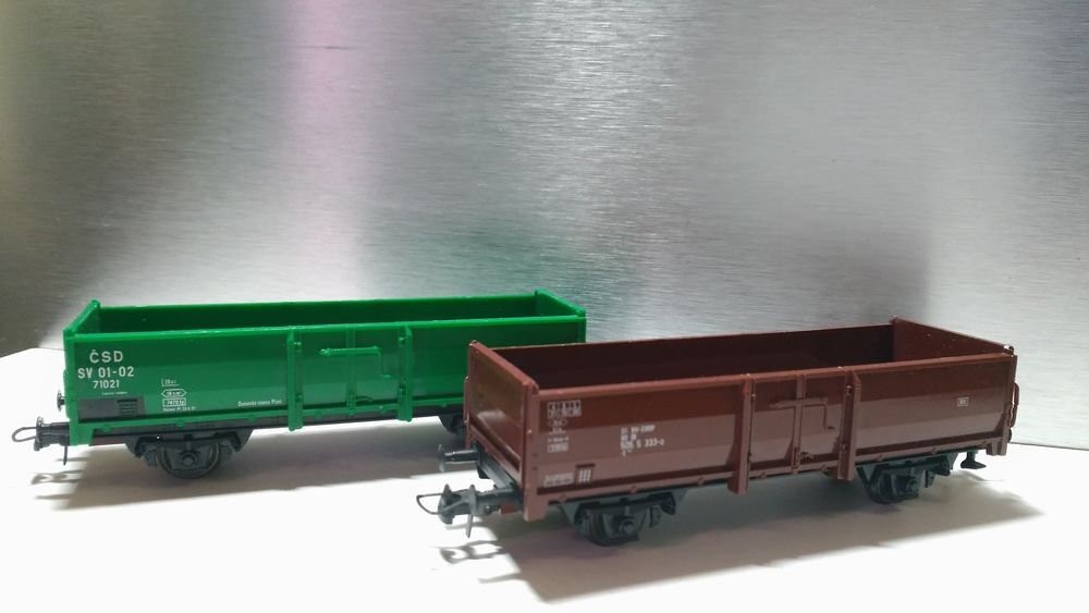 train HO ROCO 2 tombereau simple essieu Jeux / jouets