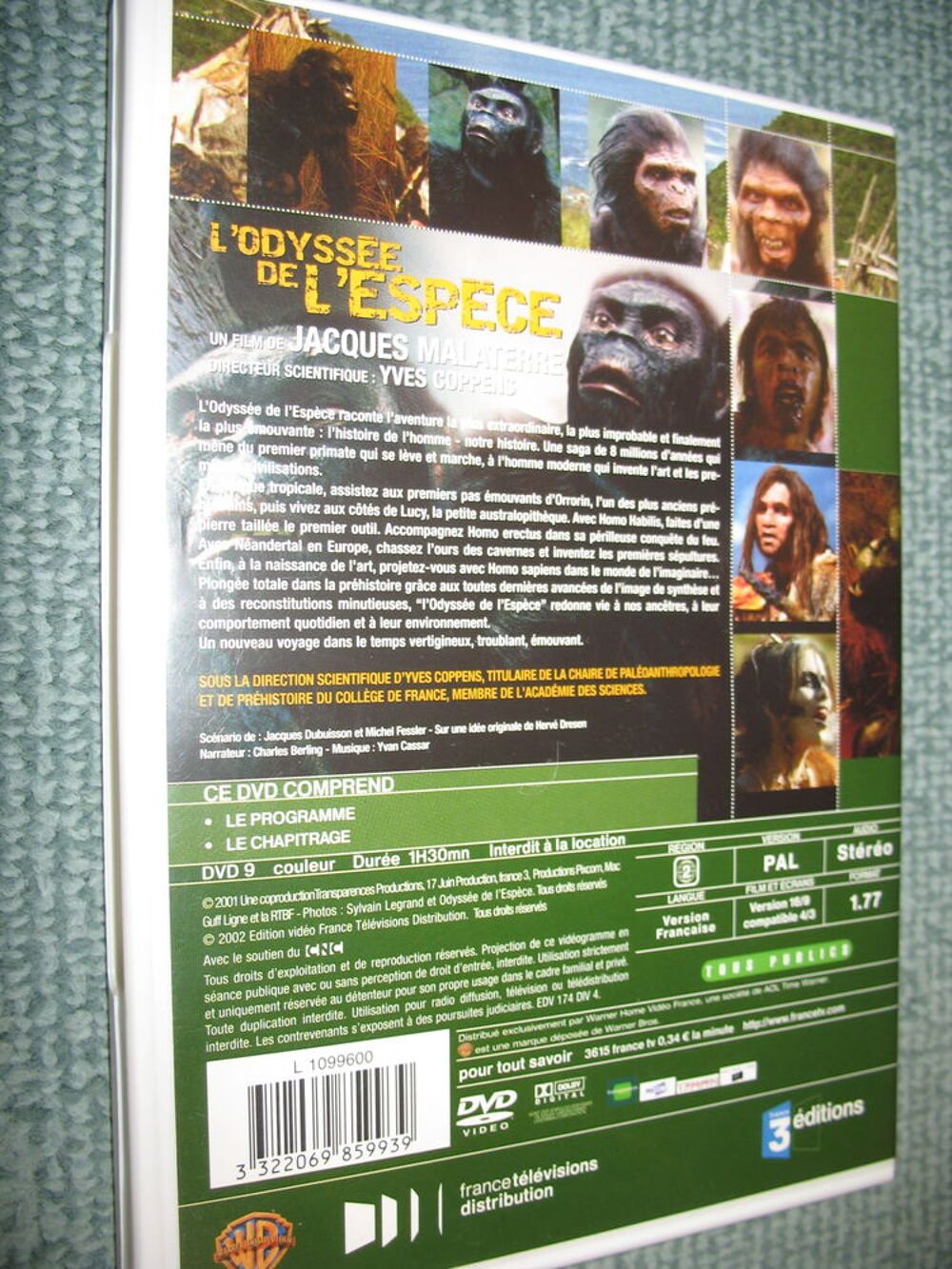 DVD "L'odyss&eacute;e de l'esp&egrave;ce" DVD et blu-ray