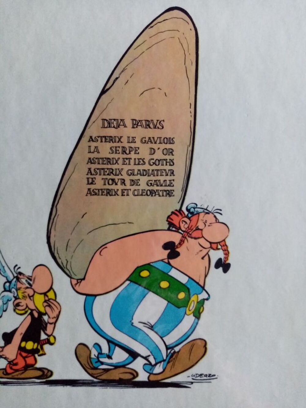 Album Ast&eacute;rix et Cl&eacute;opatre Livres et BD