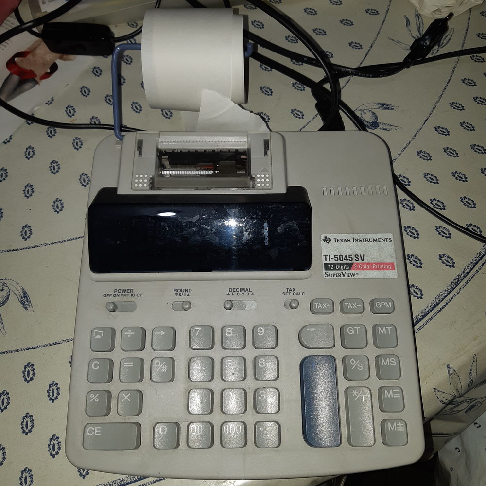 Calculatrice avec imprimante int&eacute;gr&eacute;e Matériel informatique
