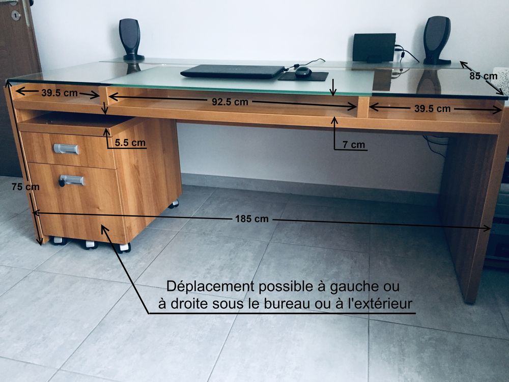 Tr&egrave;s beau bureau de direction avec Armoire - Gautier Office Meubles