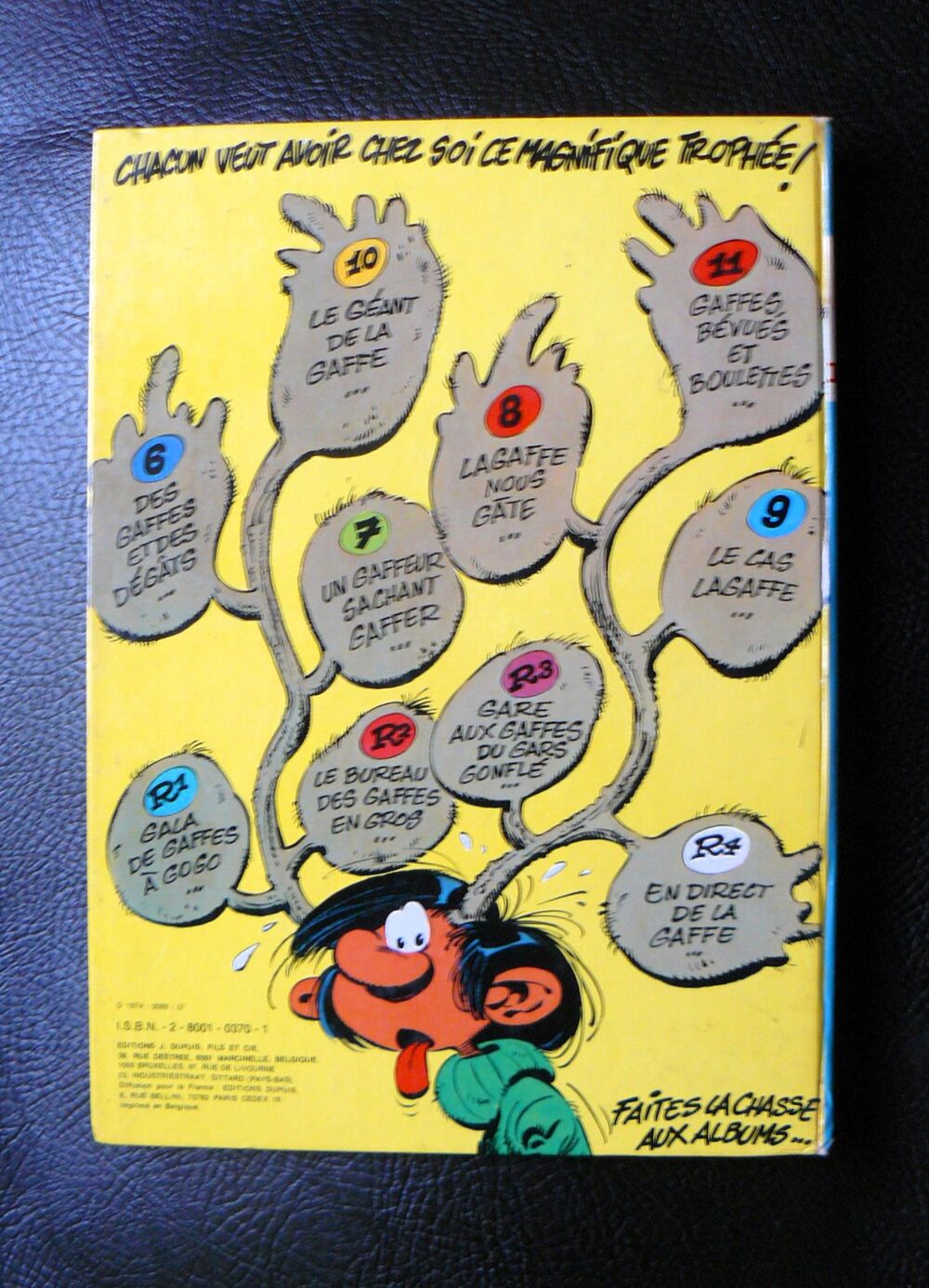 Gaston : En direct de la gaffe - Franquin - Dupuis - 1974 Livres et BD
