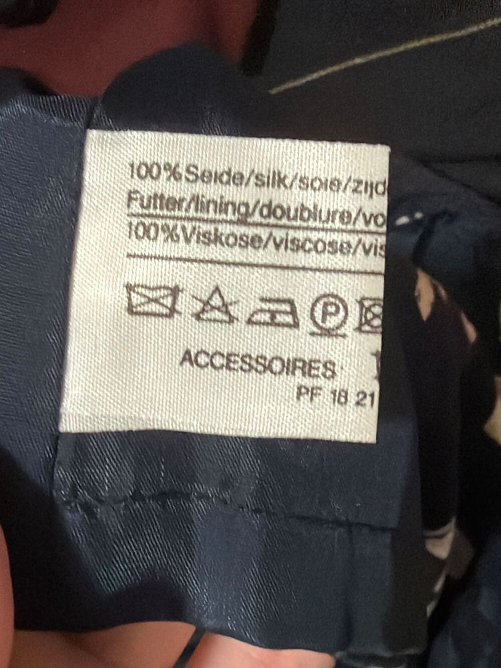 ? Robe vintage Louis F&eacute;raud ? 100 % soie ? Imprim&eacute;e Vêtements