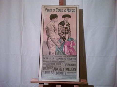 AFFICHE   PLAZA DE MURCIA 1936   45 Anglet (64)