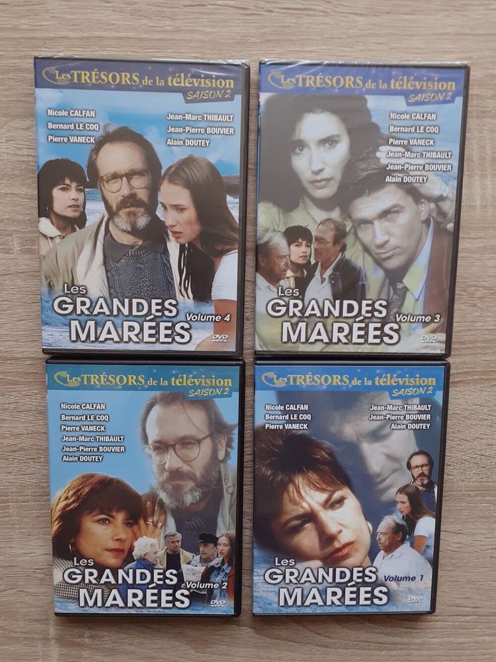 Saga " LES GRANDES MAREES " - 4 DVD dont 2 sous blisters. DVD et blu-ray