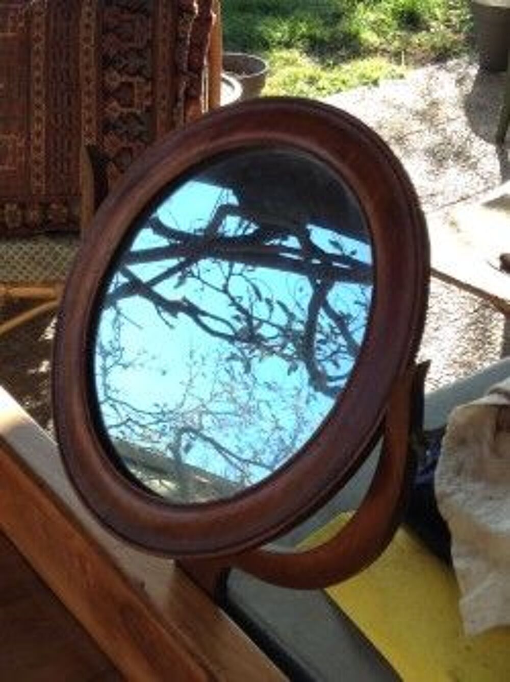 Miroir de table de toilette Louis Philippe Décoration