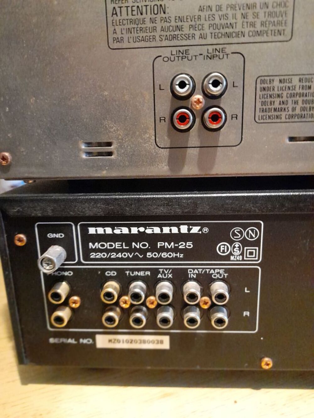 Ensemble Marantz Audio et hifi