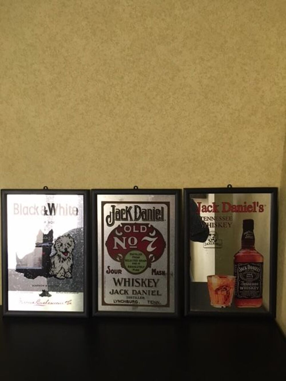 6 CADRES PHOTO WISKY Décoration