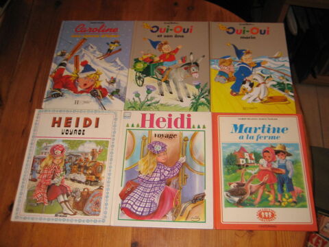 lot 6 livres pour enfants OUI-OUI MARTINE HEIDI CAROLINE 12 Czy (89)