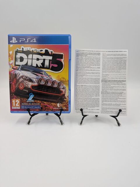   Jeu PS4 Playstation 4 Dirt 5 en boite, complet 