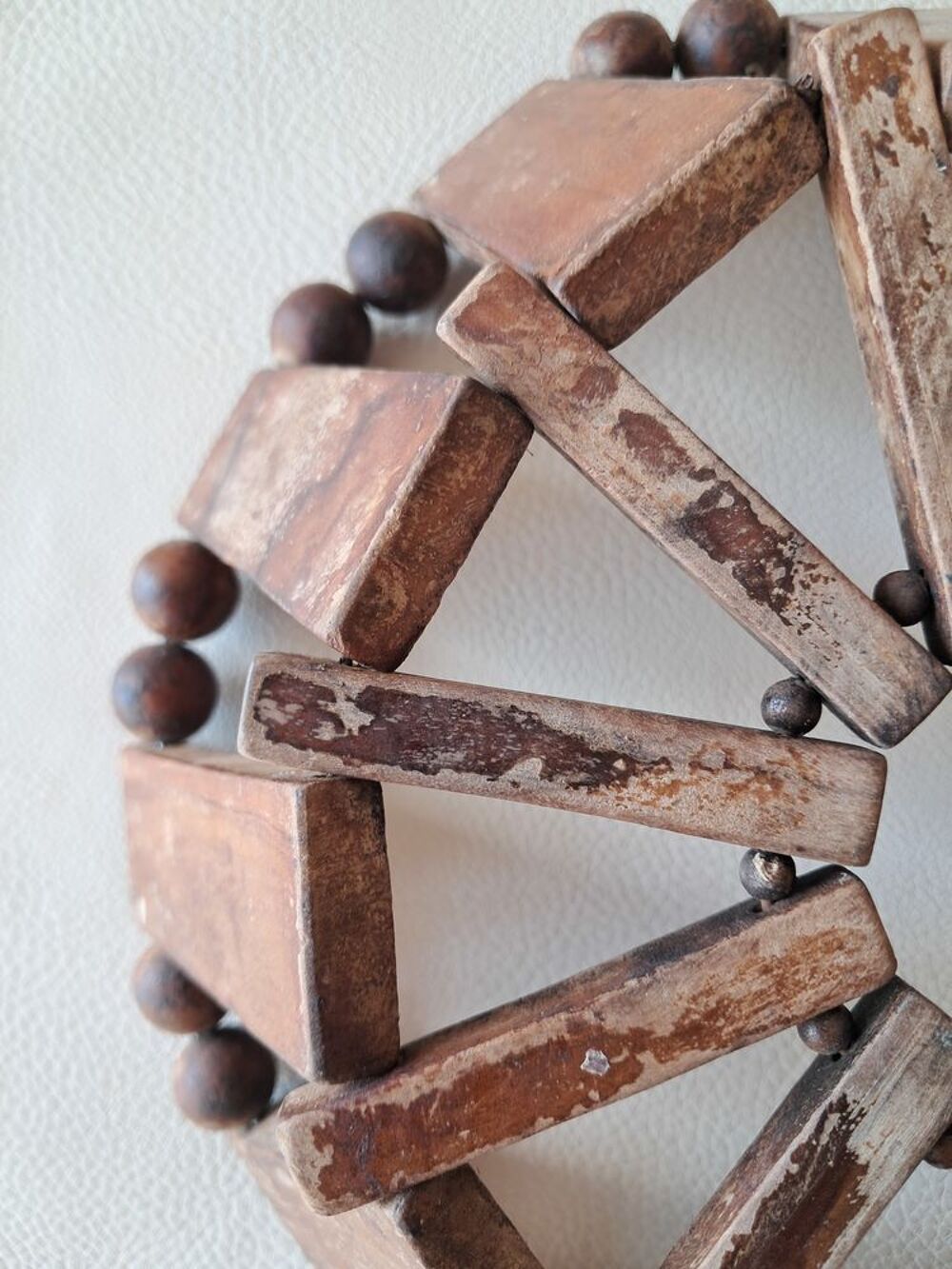 ancien panier corbeille &agrave; fruit vintage en bois Décoration