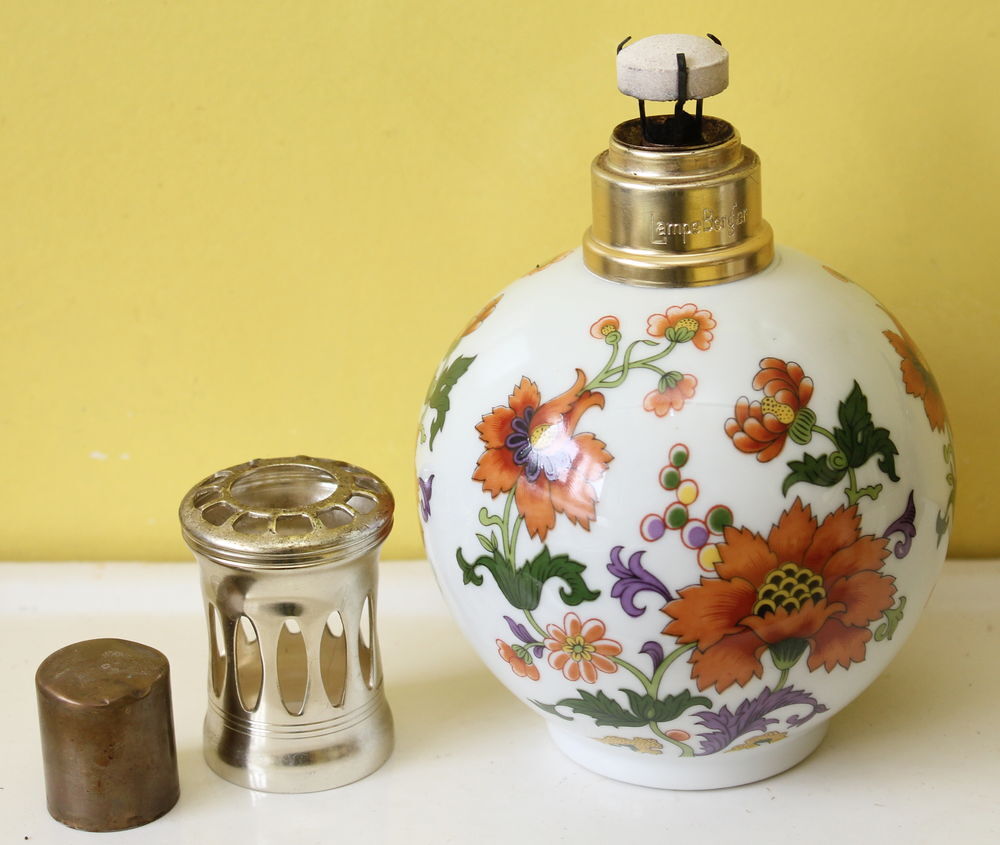 Lampe Berger Tharaud porcelaine Limoges 1966 Décoration