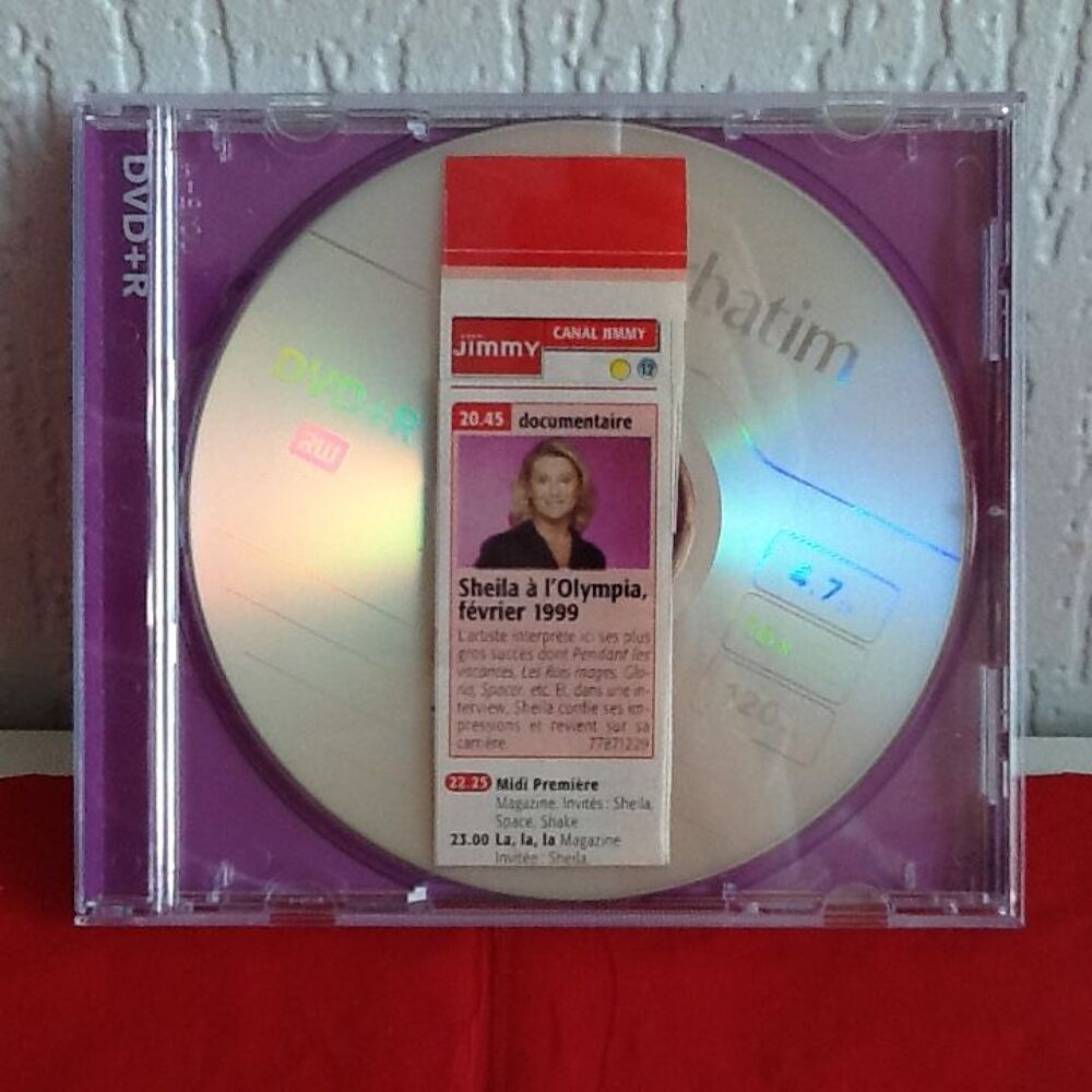 DVD SHEILA sue CANAL JIMMY "LES IDOLES DU SAMEDI" DVD et blu-ray