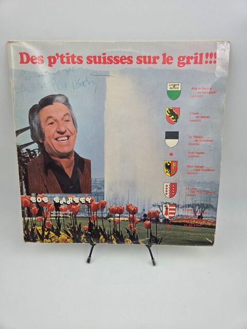 Vinyle 33 tours Bob Barbey : Des P'tits Suisses sur le Grill 5 Vulbens (74)