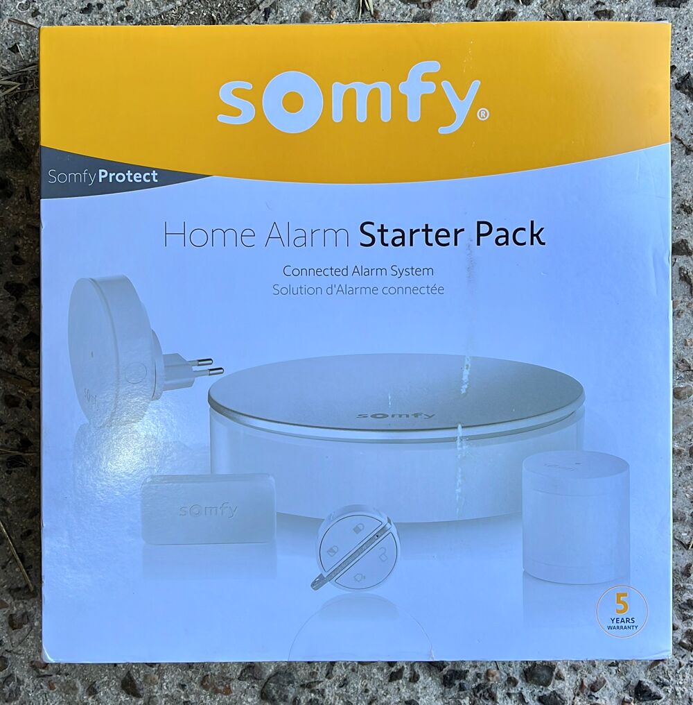 Somfy Home Alarm Starter Pack+3 d&eacute;tecteurs+2 t&eacute;l&eacute;commandes Bricolage
