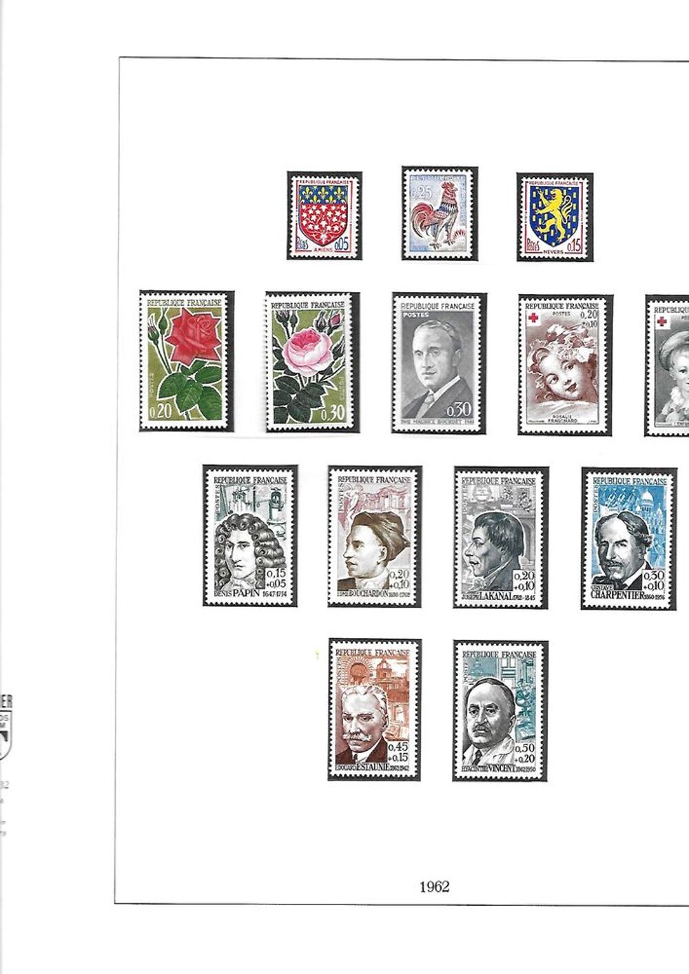 Collection de Timbres de FRANCE - 1960 &agrave; 2004 