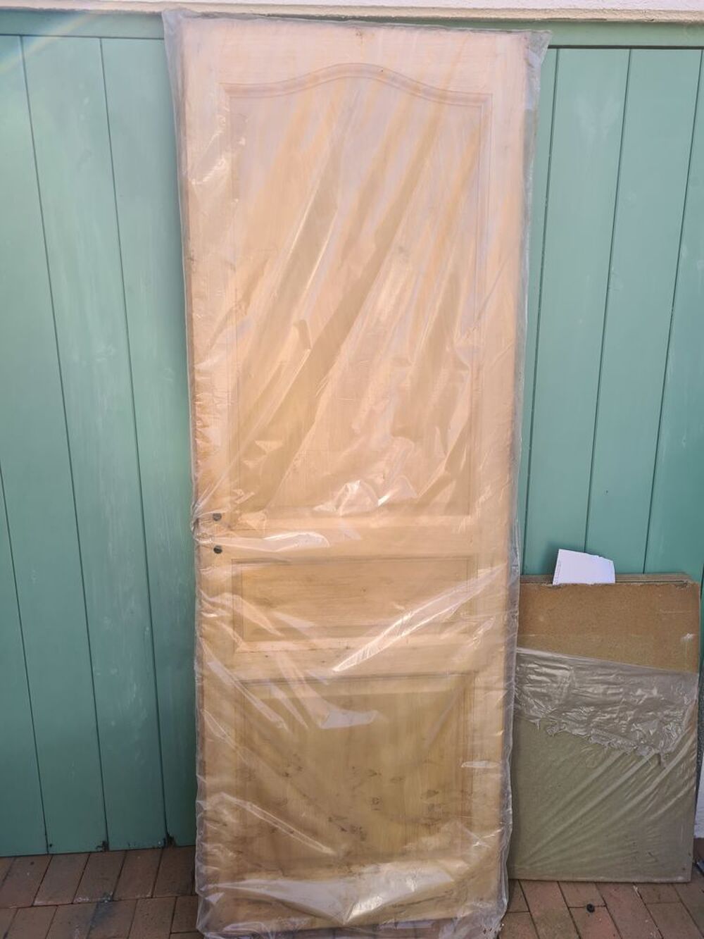Porte en Fr&ecirc;ne massif sans b&acirc;ti neuve Bricolage