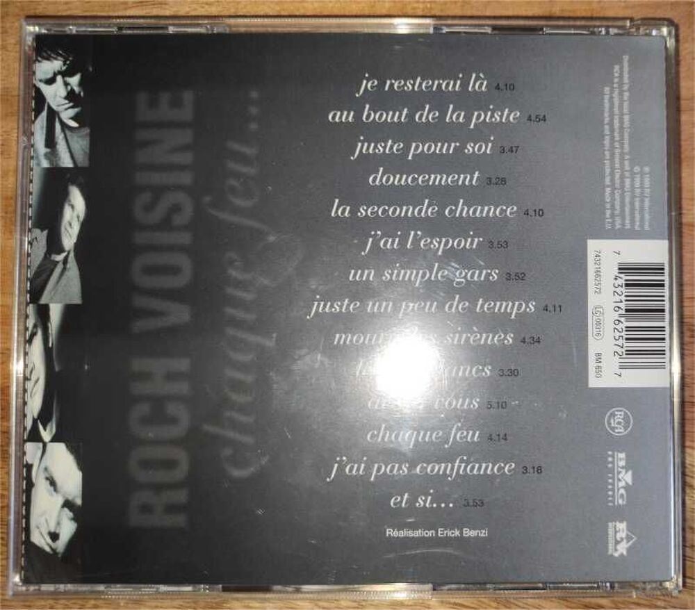 Roch Voisine - Chaque Feu... CD et vinyles