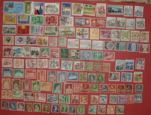 Lot de 127 timbres oblitrs de SUISSE. 17 Montreuil (93)