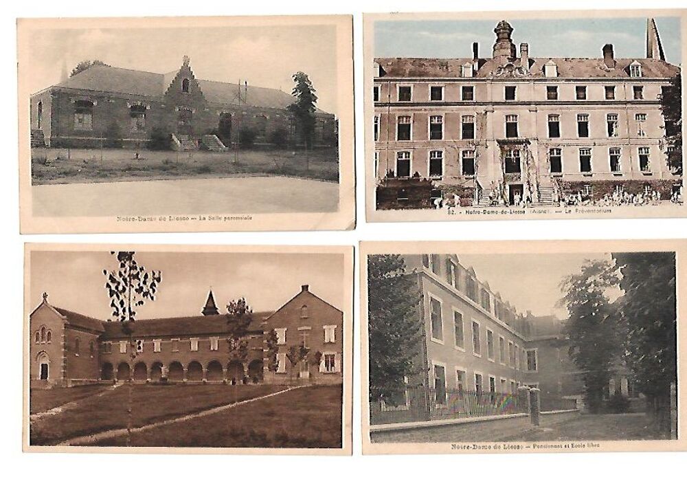 4 cartes postale sur Notre-dame de liesse Lot n&deg;3 