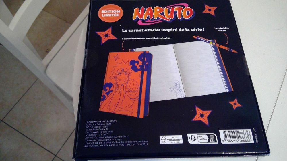 16€ Naruto Papeterie Jeux / jouets
