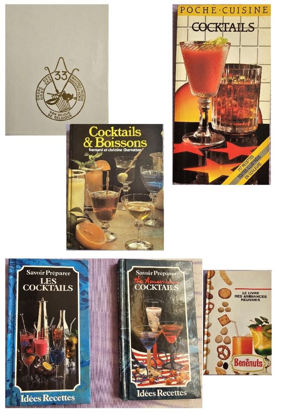 livres cocktails Livres et BD