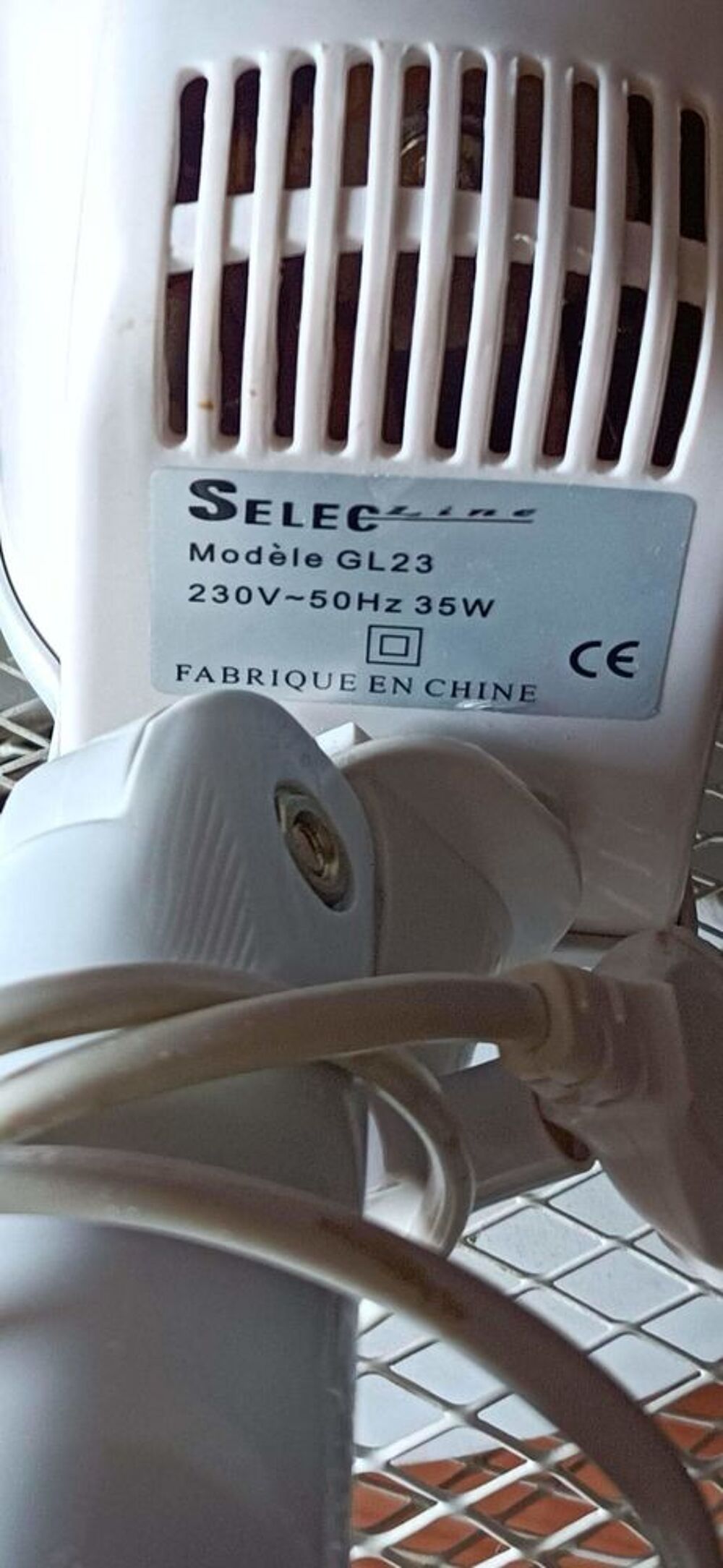 Deux petits ventilateurs Selec Electroménager