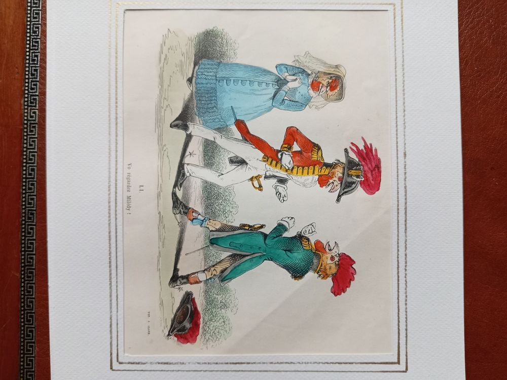 65 GRAVURES DE GRANVILLE LES METAMORPHOSES DU JOUR 
