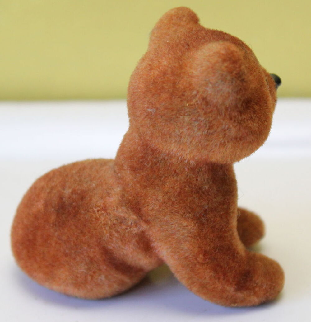 Jouet vintage MAX CARL Germany animal floqu&eacute; ourson Jeux / jouets