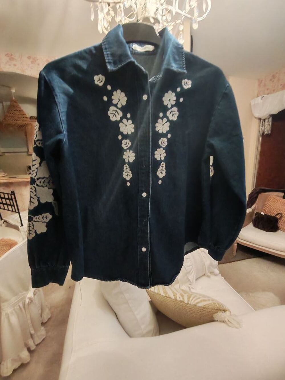 Chemise en jean boheme femme marque Dr&ocirc;le de copine Vêtements