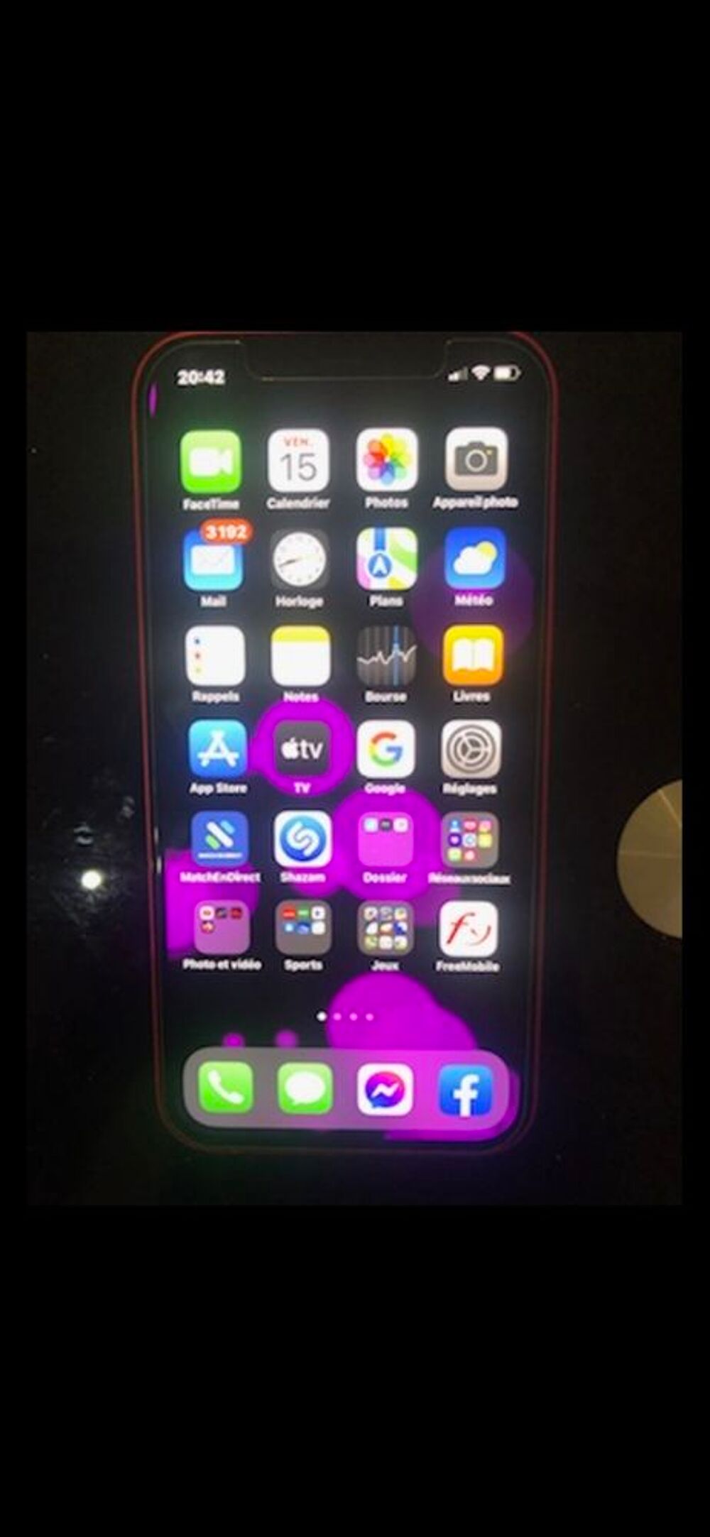 iPhone 12 rouge 64 go Téléphones et tablettes
