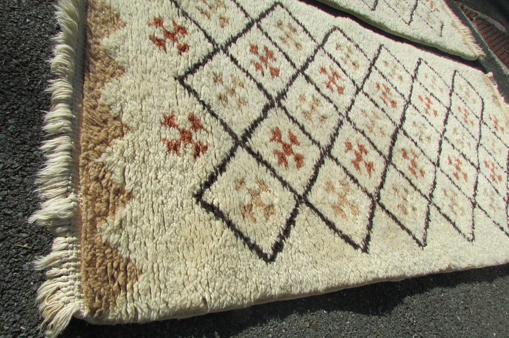 Paire de tapis nord africains de style Berbere Décoration