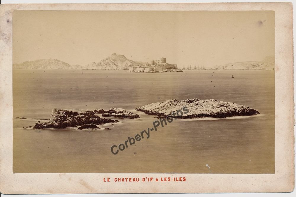 Le Ch&acirc;teau d'If Les Iles Archipel du Frioul Marseille 1880 