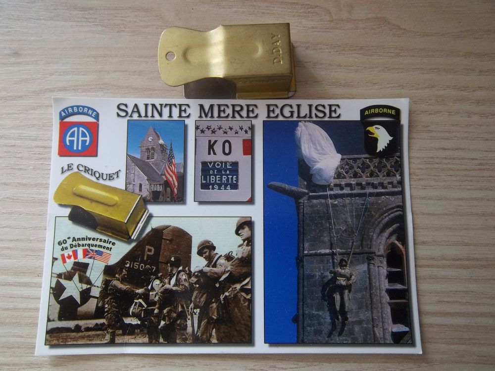 60 &egrave;me anniversaire d&eacute;barquement Normandie criquet 