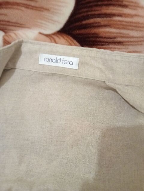 Chemisier Vintage Ronald Fera 100% LIN � Manches Courtes 0 Paris 12 (75)