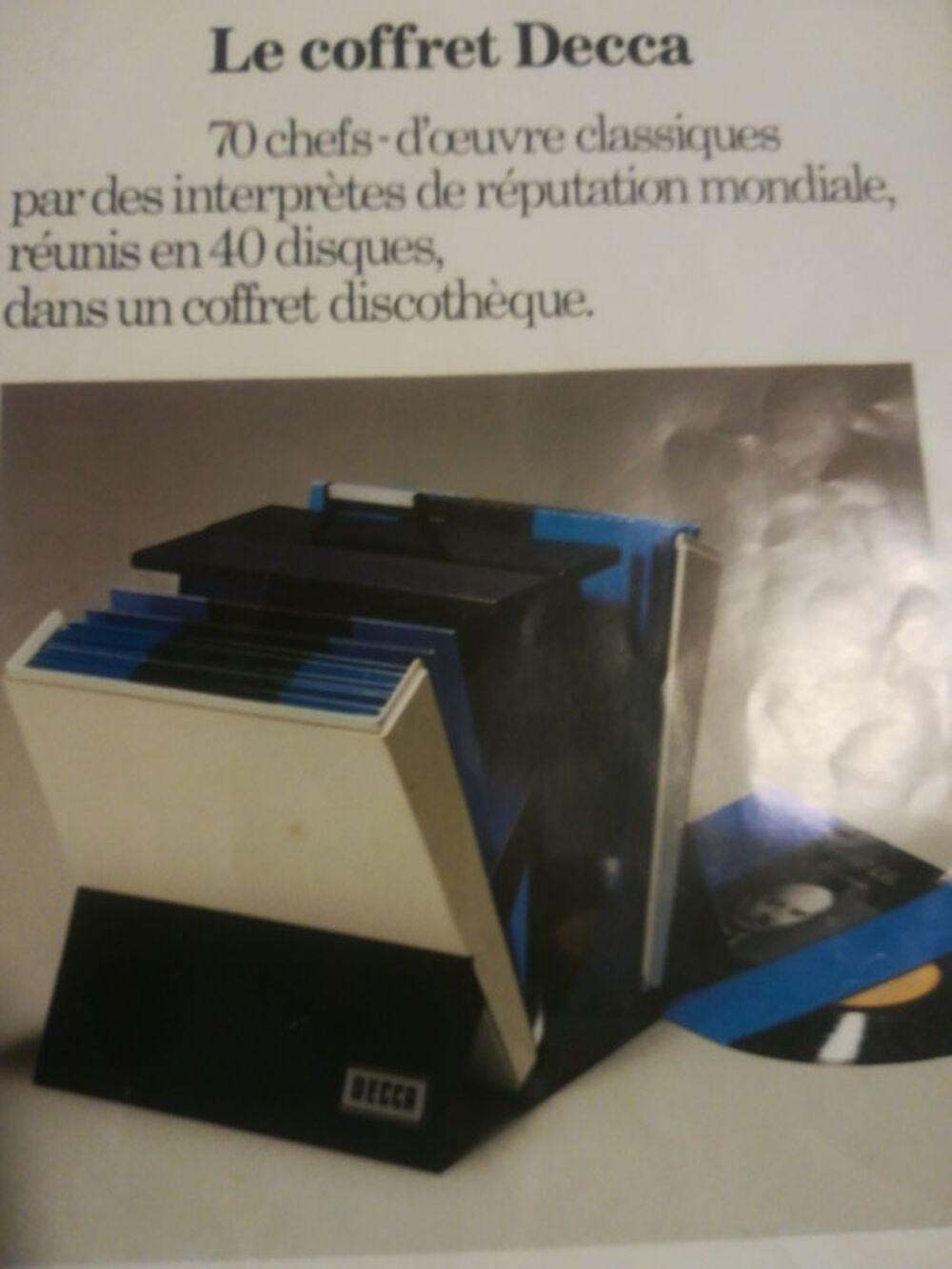 coffret decca Instruments de musique