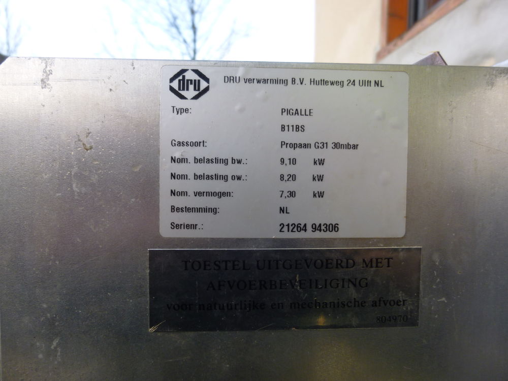 Chauffage au gaz propane Electroménager