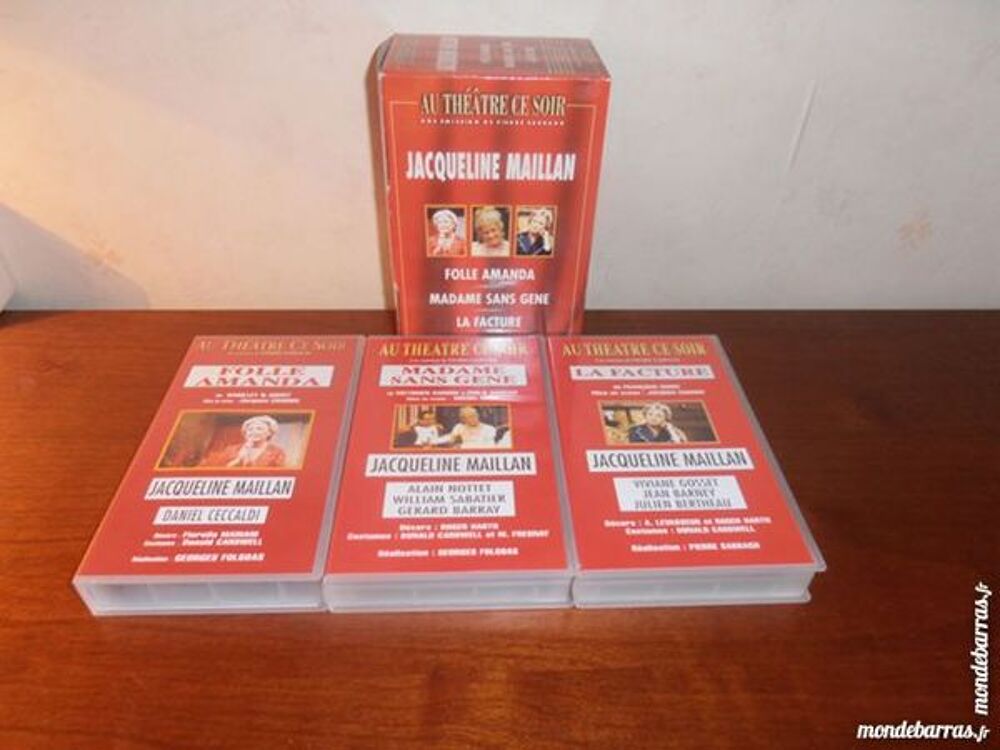 Cassettes de th&eacute;&acirc;tre x 3 (47) DVD et blu-ray