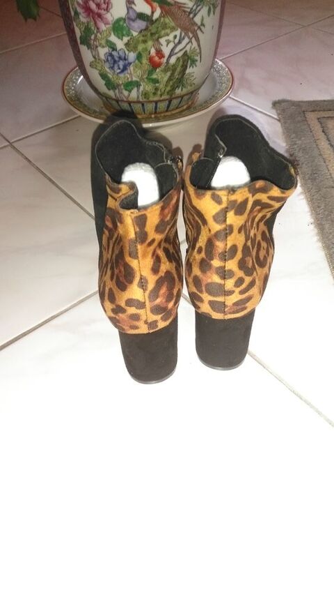 Bottines noir et l�opard 20 Nantes (44)