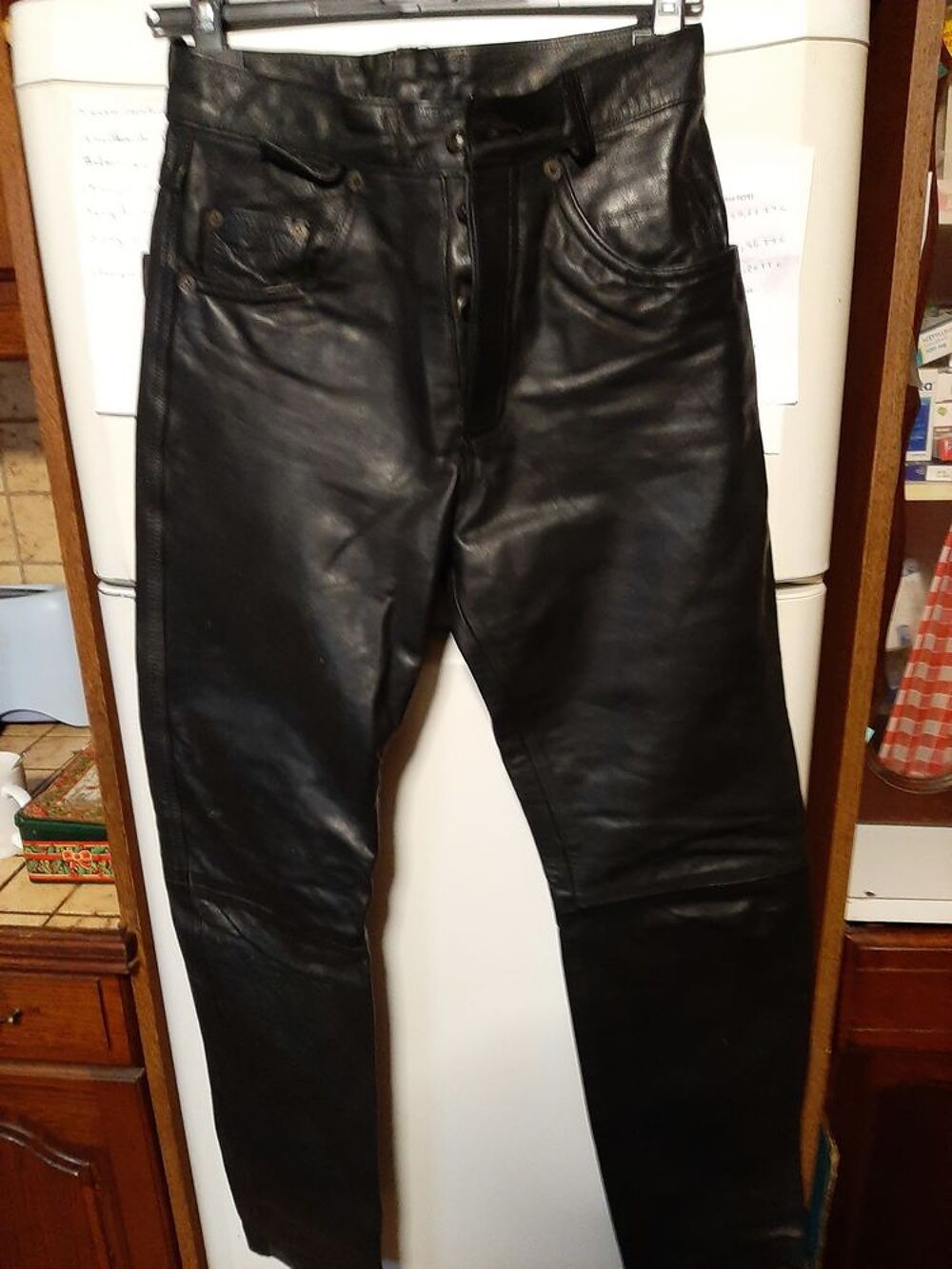PANTALON CUIR ARTURO Vêtements