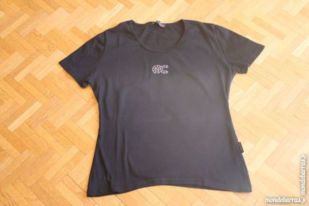Tee-shirt noir C&ocirc;te Anglaise (V6) Vêtements