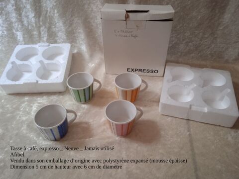 Tasse à café, expresso, tisane, neuve Afibel 10 Lourdes (65)