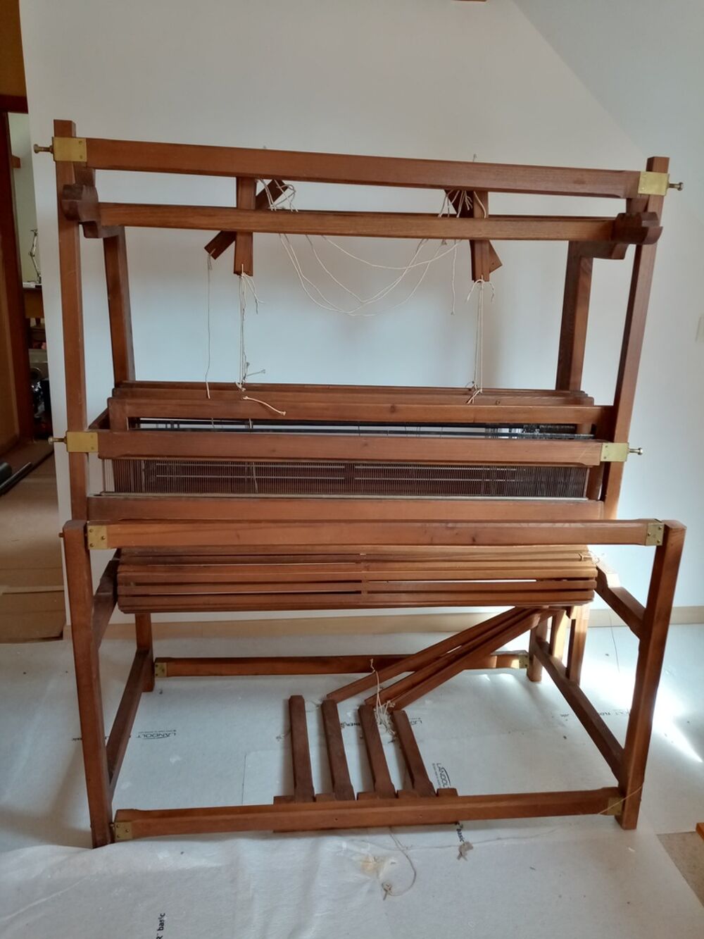 M&eacute;tier &agrave; Tisser Traditionnel en Bois Bricolage