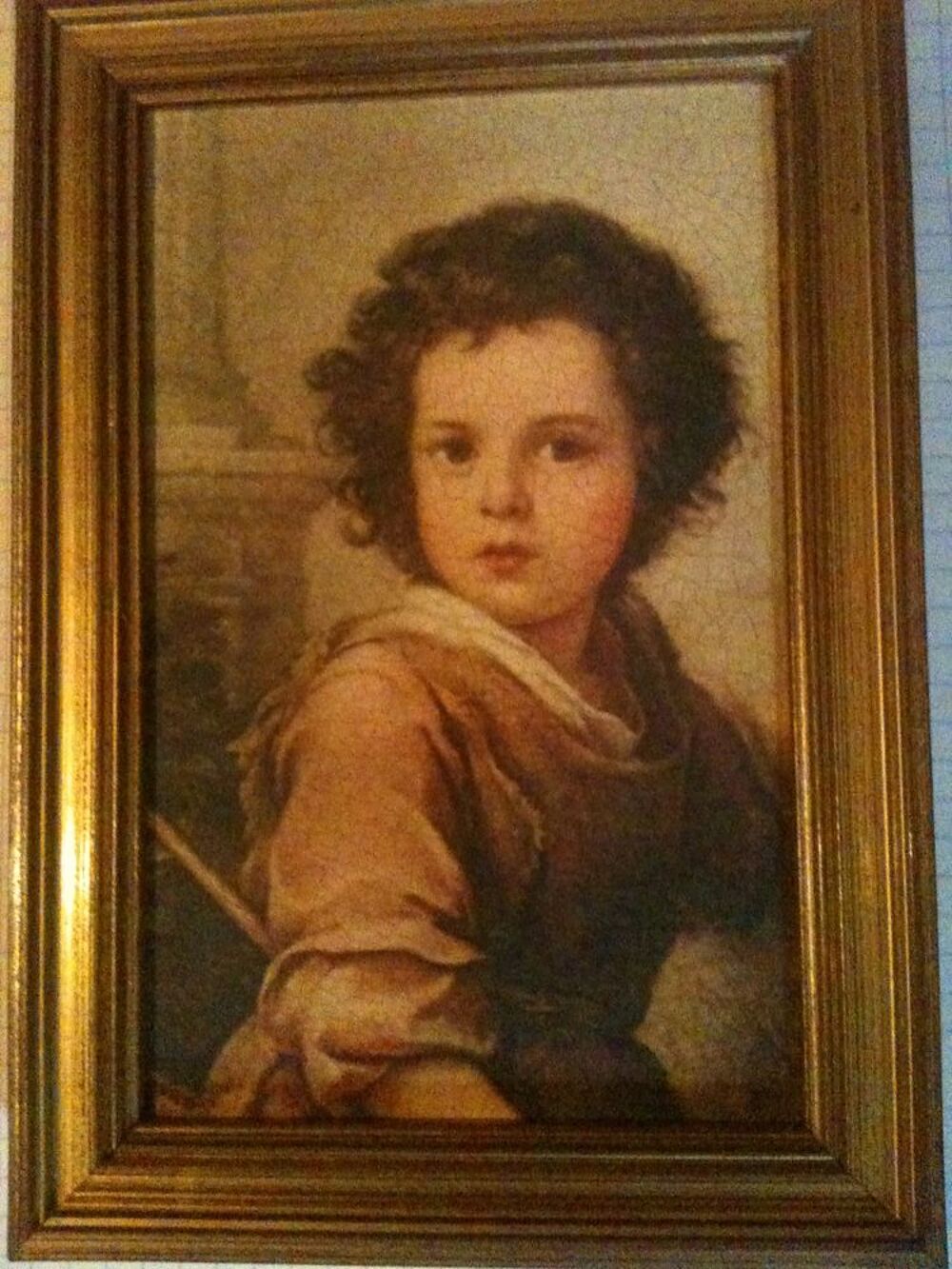 2 petits cadres dor&eacute;s &agrave; la Fragonard Décoration